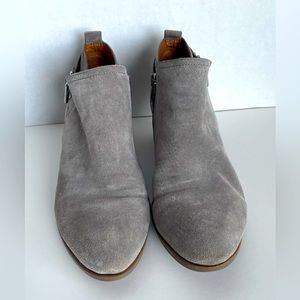 Franco Sarto Grey Ankle Bootie. Size 8.5